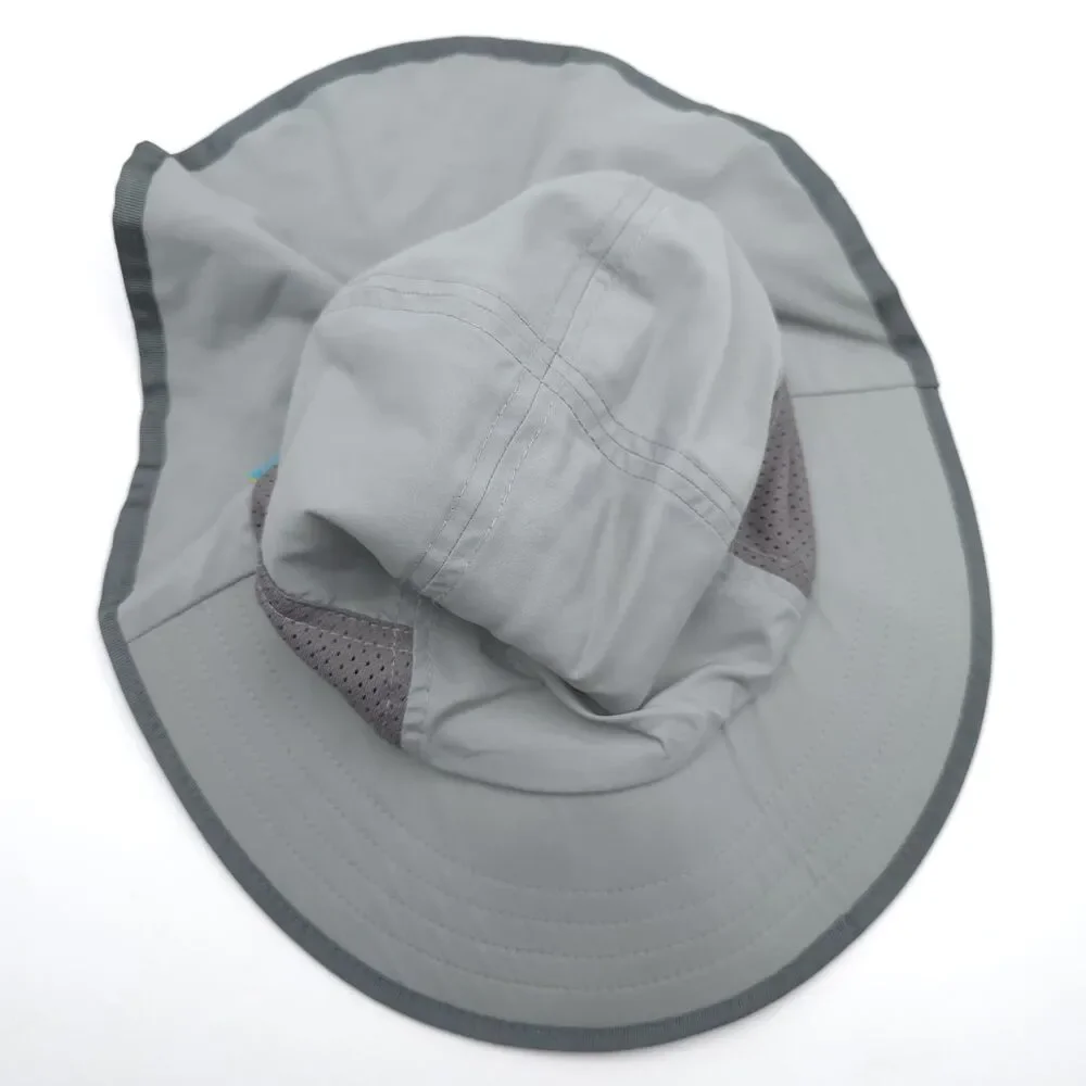 SUNDAY AFTERNOONS Kids Boys Sun Hat 3-6Y MEDIUM‎ Wide Brim Gray UV Protection